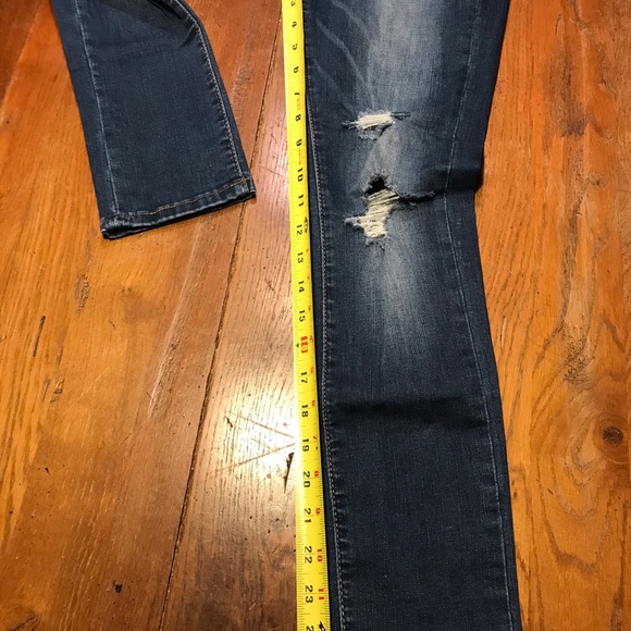 Catch Stitch Jeans Sz 5/27 Ripped Stretch Skinny - Picture 5 of 11